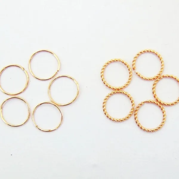 GIRLS Nose RING 7 STONE DOUBLE Diamond Nose pin For Women and Girl