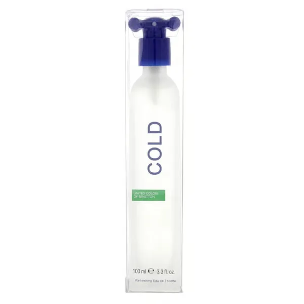 United Colors of Benetton Cold Eau de Toilette (100ml) – Refreshing & Invigorating Fragrance for Men and Women