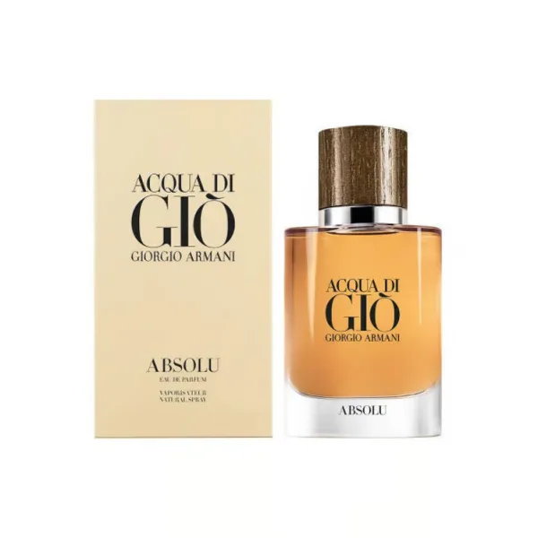 Giorgio Armani Acqua Di Gio Absolu Eau De Parfum Spray for Men, 3.4 Fl Oz/100ml