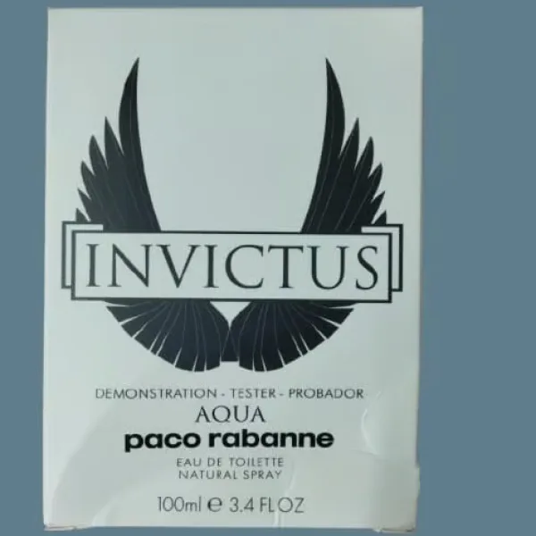Paco Rabanne Invictus Aqua Tester – 100ml | Fresh, Invigorating & Sporty Fragrance for Men Perfume