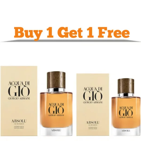 Acqua Di Gio Absolu Eau De Parfum for Men 100ml/3.4 Fl Oz | Buy 1 Get 1 Free Offer