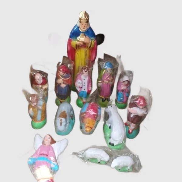 Christmas Gosala Idols Handicraft Set Festive Decor