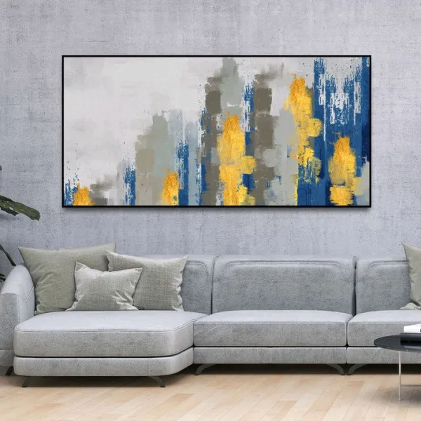 Handmade Acrylic Canvas Painting 2x3 Ft Wall Hanging Art