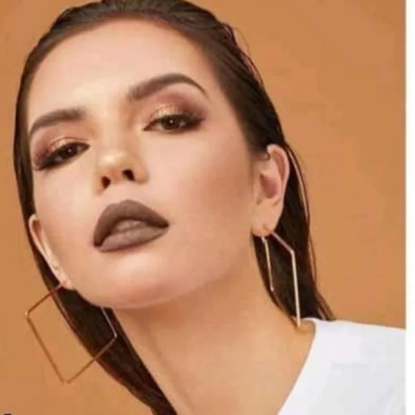 GOLDEN CHAKOR Hoop Earrings Big Size Alloy Earring for Girls & Women Pack1 Pair