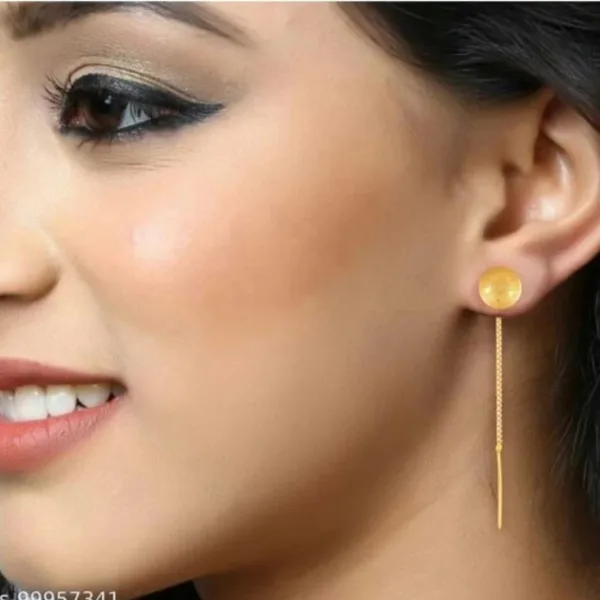 Fashion Hanging Sui Dhaga Earring for Women and Girls 11