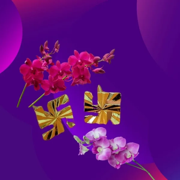 Beautiful, Fancy EarRing (EARRING SWASTIK GOLDEN) Indian Fancy Casual daily use