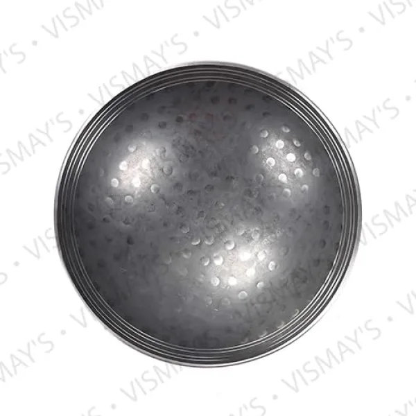 Vismays Smooth Edge Iron Kadhai Handle Free Hammered Design