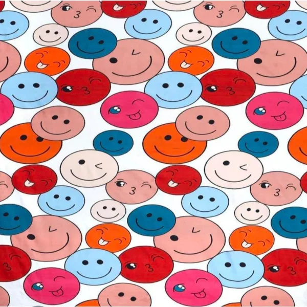 Homdazal Microfibre Abstract Queen Bedsheet Multicolor Elegant