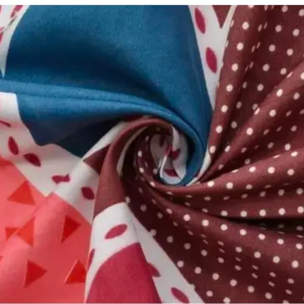 Homdazal Microfibre Abstract Queen Bedsheet Multicolor Vibrant