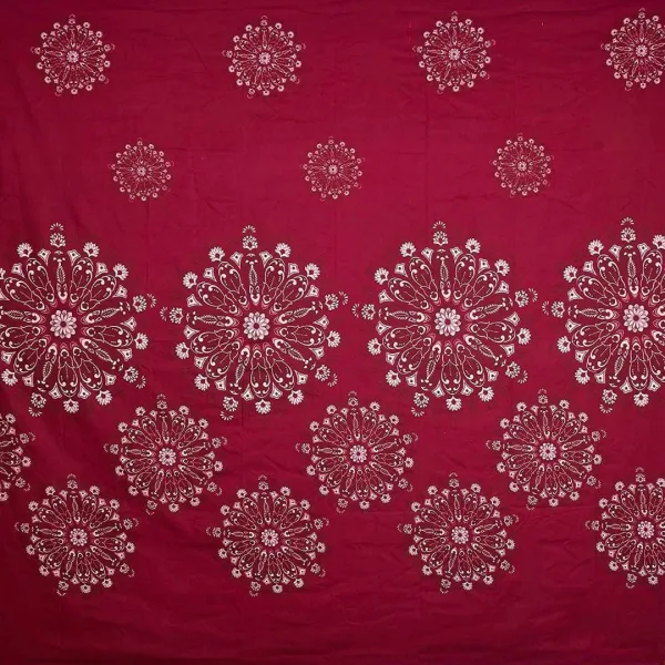 Homdazal Microfibre Abstract Queen Bedsheet Multicolor Bold