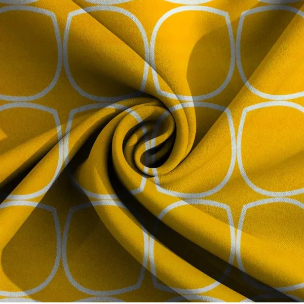 Homdazal Microfibre Abstract Queen Bedsheet Multicolor Linear