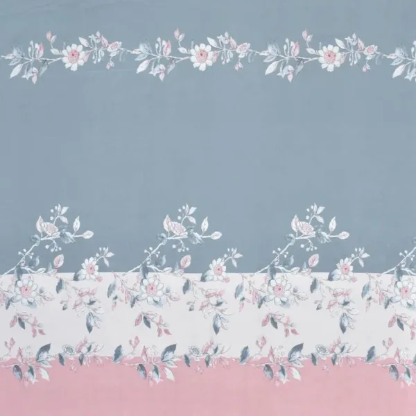 Homdazal Microfibre Abstract Queen Bedsheet Multicolor Flow