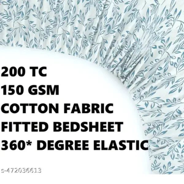 Homdazal Microfibre Abstract Queen Bedsheet Multicolor Blocks