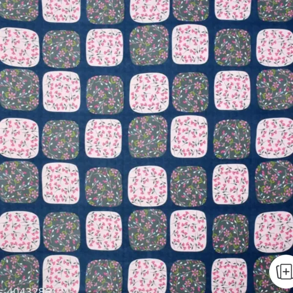 Homdazal Microfibre Abstract Queen Bedsheet Multicolor Ripple