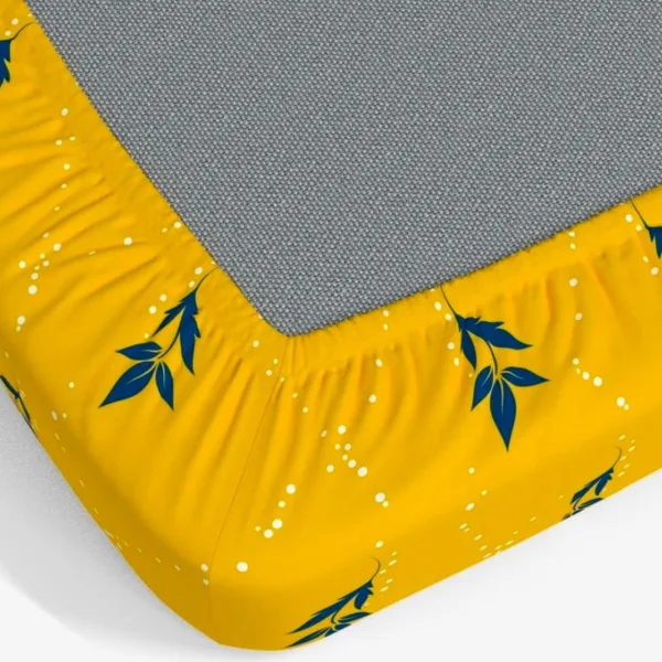 Homdazal Microfibre Abstract Queen Bedsheet Multicolor Swirl