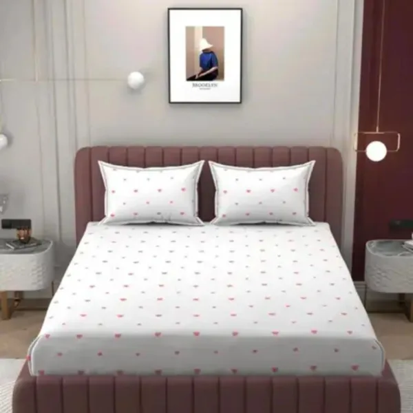 Homdazal Microfibre Abstract Queen Bedsheet Multicolor Curve