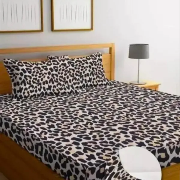 Homdazal Microfibre Abstract Queen Bedsheet Multicolor Spiral