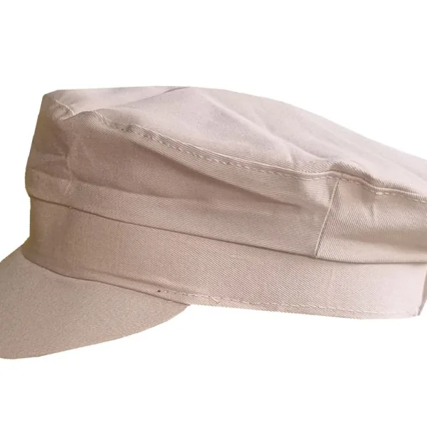 Cream  Short Visor Golf Caps Captain Hats