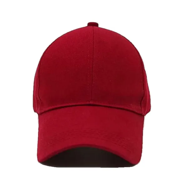 Plain Solid Red Caps And Hats For Men Trucker Style Head Wear