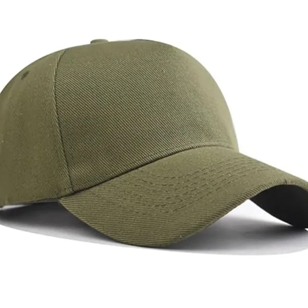 Plain Solid Olive Green Caps And Hats For Men Trucker Style Head Wear