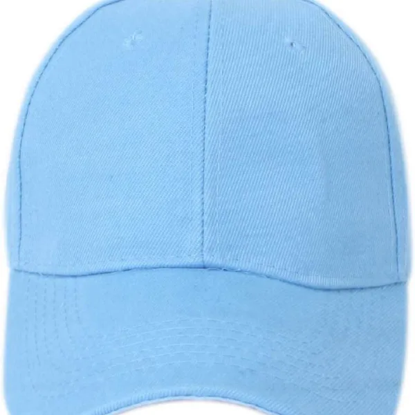 Plain Solid Blue Caps And Hats For Men Trucker Style Head Wear