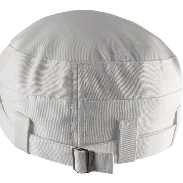 Short Visor Captain Style Golf Caps For Men White  Color