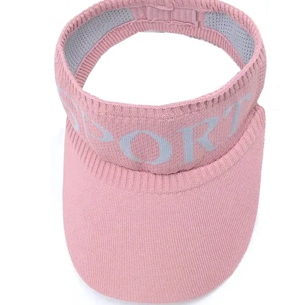Tennis Golf Half Visor Hats And Caps For Men Pink Color