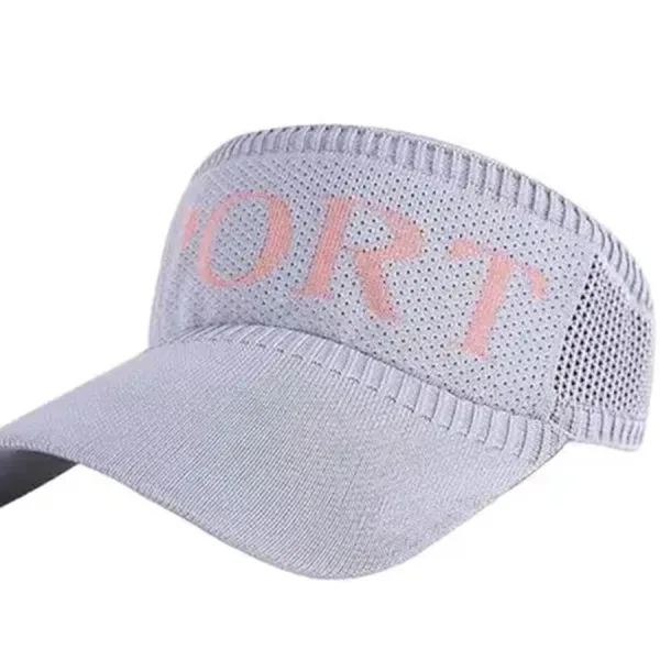 Tennis Golf Half Visor Hats And Caps For Men Grey Color