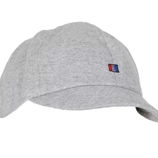Cotton Short News Boys Style Golf Caps Light Grey Color
