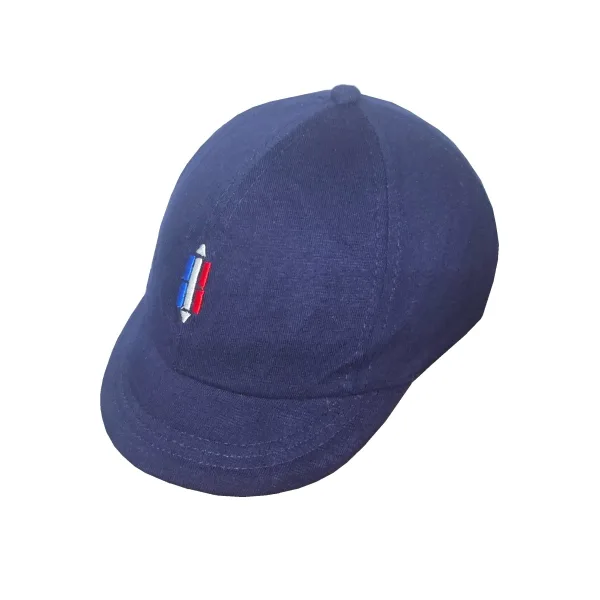 Cotton Short News Boys Style Golf Caps Dark Blue Color