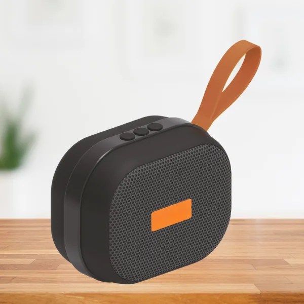 Stylish Portable Bluetooth Speaker with Carry Strap – Compact Design, Big Sound