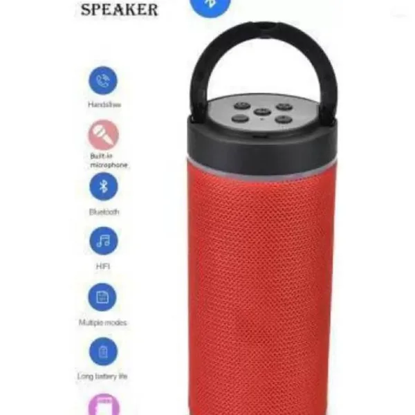 KT-125 Mini Handy Bluetooth Speaker | Portable, Splash-Proof, High Bass Sound, FM Radio, TF Card Slot, Built-in Mic, with inbuilt Phone Stand
