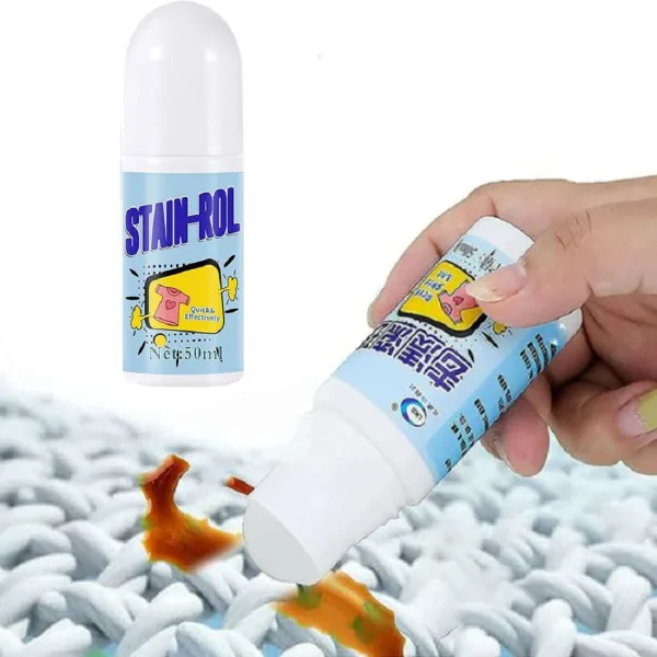 Stain Remover for Clothes | Multi-Purpose Roll Bead Fabric Clothes Stain Remover Pan | Instant Stain Remover for Cotton, Linen, Polyester, Blended Fabric, Denim, Down Jacket etc.