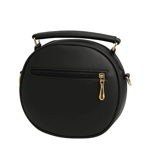 Trendy Sling Bag for Women Quilted Round Shape Crossbody Handbag with Stylish Finish