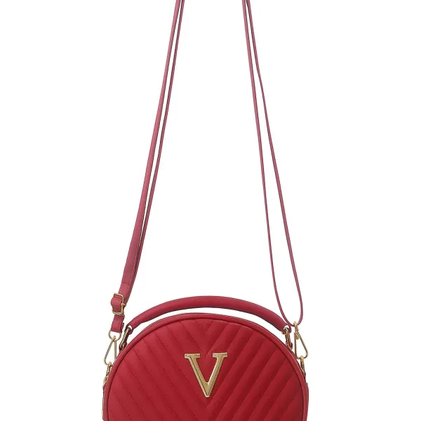 Trendy Sling Bag for Women Quilted Round Shape Crossbody Handbag with Stylish Finish