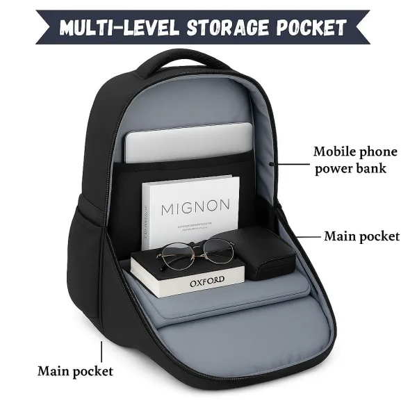 Laptop Bag for Office, School, Business Travel College Durable Laptop Backpack for Men & Women