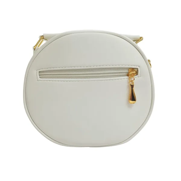 Trendy Sling Bag for Women Quilted Round Shape Crossbody Handbag with Stylish Finish