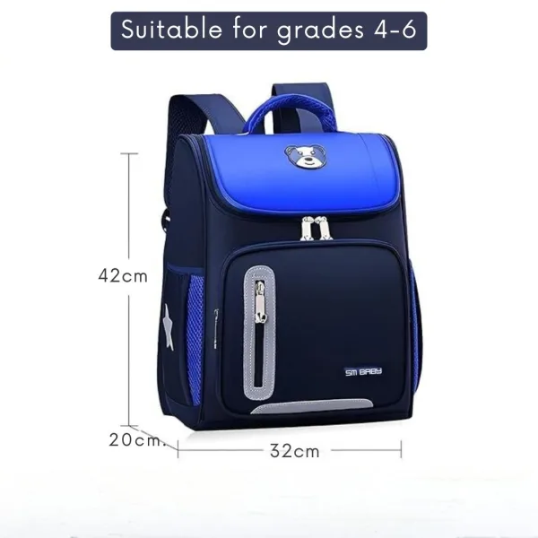 Cute Bear School Bag for Kids Durable Daily Backpack