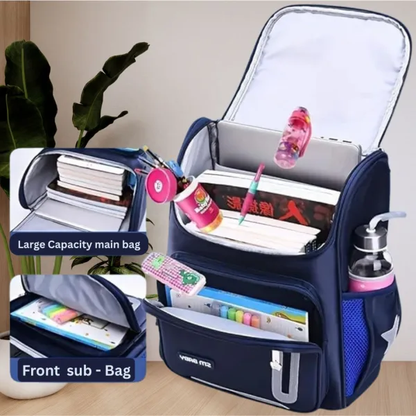 Cute Bear School Bag for Kids Durable Daily Backpack