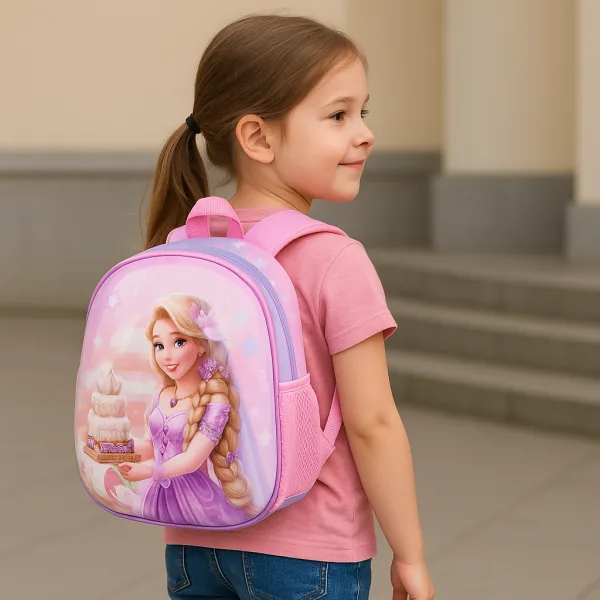 Hard Shell School Bag for Kids Durable Cartoon Backpack