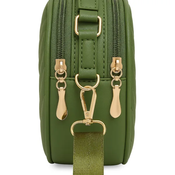 Trendy Sling Bag for Women Quilted Round Shape Crossbody Handbag with Stylish Finish