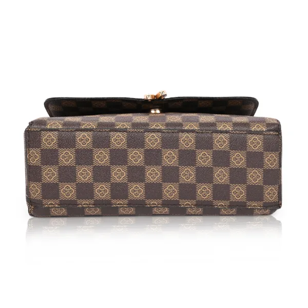 Women's Premium Monogram Sling Bag with Adjustable Strap and Buckle Design Ladies purse Handbag | Stylish Shoulder Bag | Gift for Women