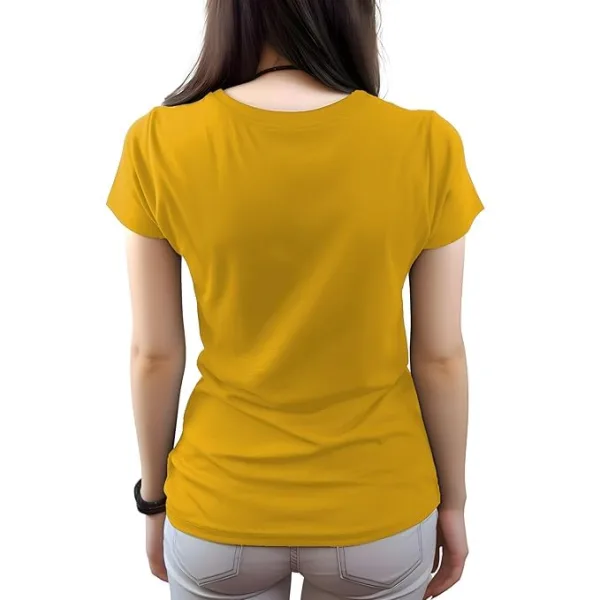 Women's Round Neck Butterfly Floral Graphic 100% Cotton Printed Regular fit Round Neck T-Shirt,