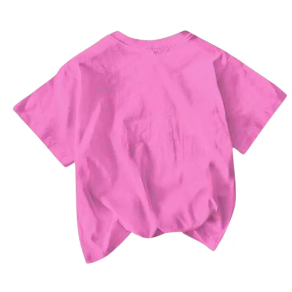 Women Short Sleeve Cotton Blend Oversized Printed Round Neck T-Shirt