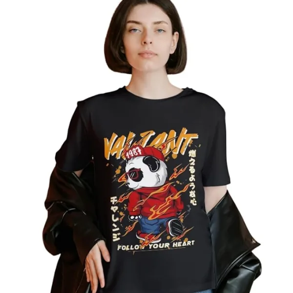 Women’s Graphic Cotton Tees I Printed Cotton T-Shirts I 100% Cotton Printed Tees