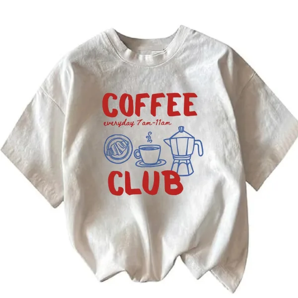 Women Short Sleeve Cotton Blend Oversized Printed Round Neck T-Shirt