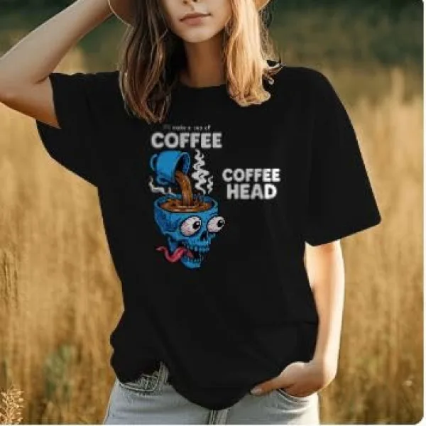Women's Graphic Printed Cotton Short Sleeve T- Shirt