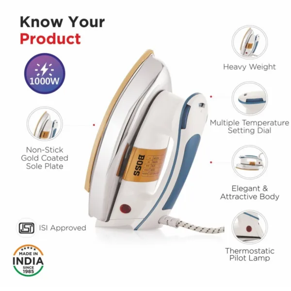 BOSS Topaz Heavy Weight Dry Iron B-319