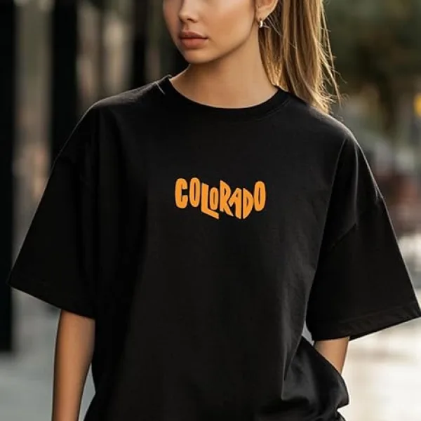 Women Boyfriend Cool Down Club Oversized T-Shirt