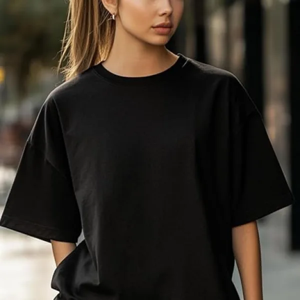 Women Boyfriend Cool Down Club Oversized T-Shirt